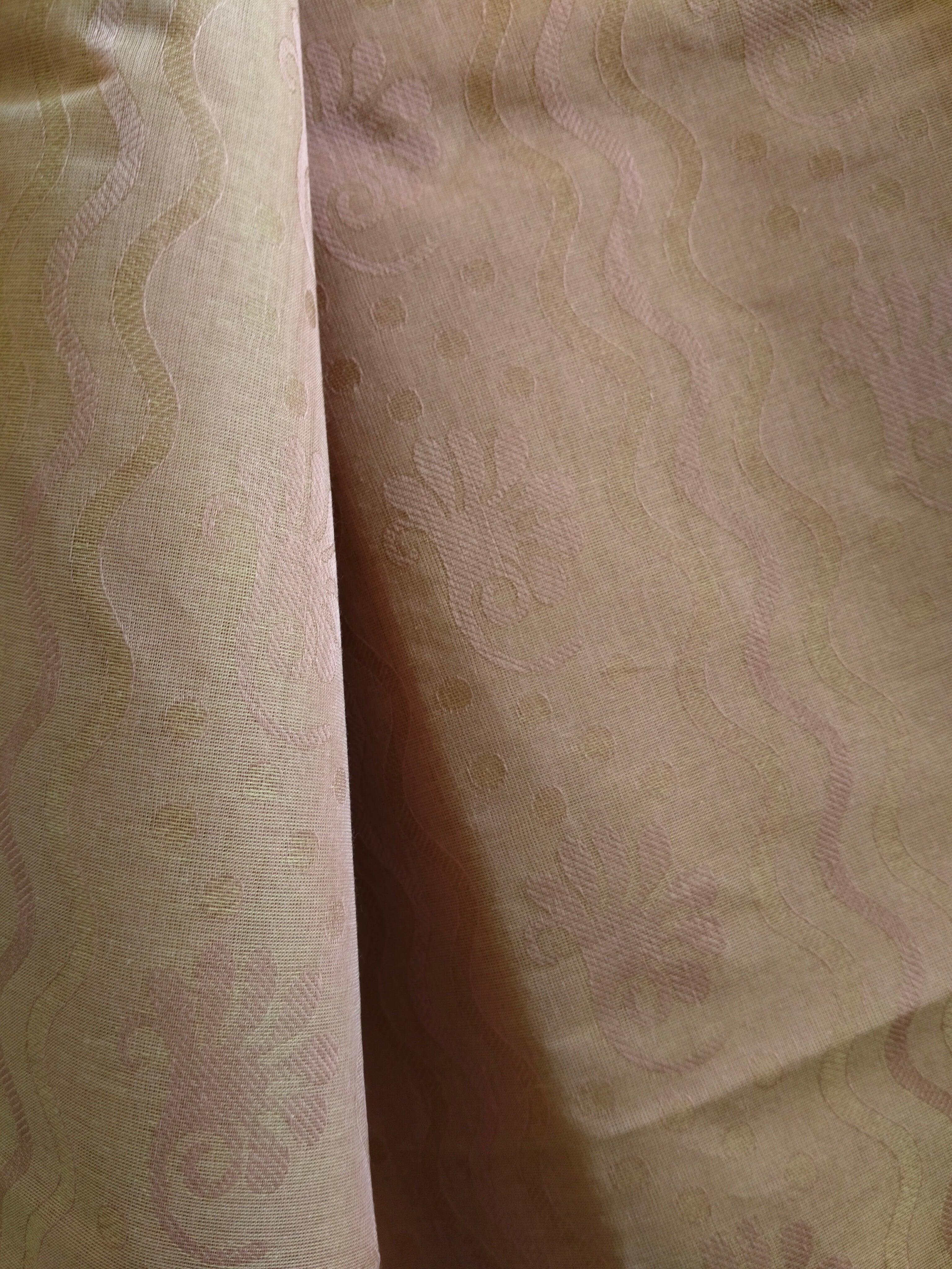 Onion pink cotton saree