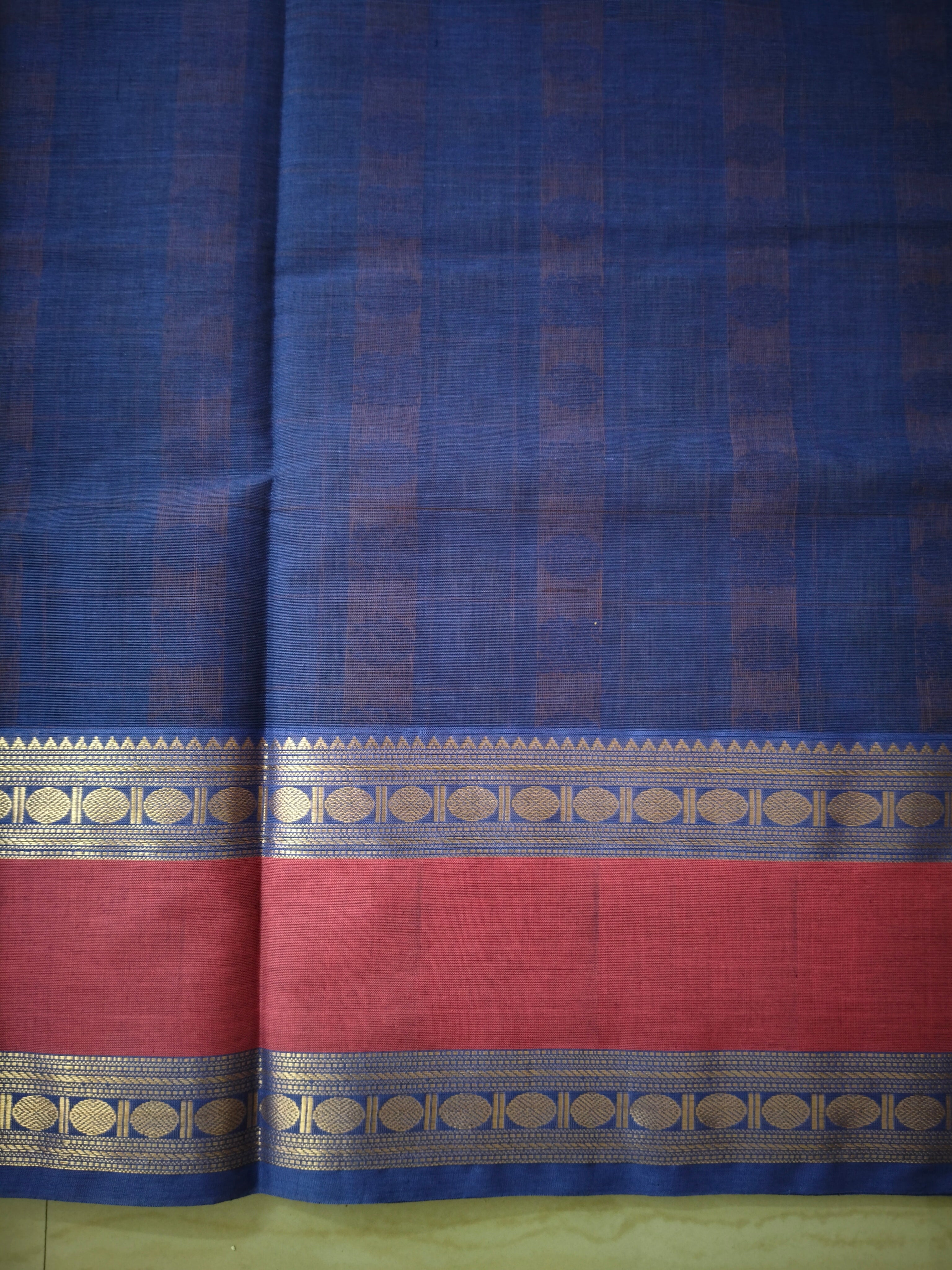 Aayiram Butta grand Golden zari cotton saree