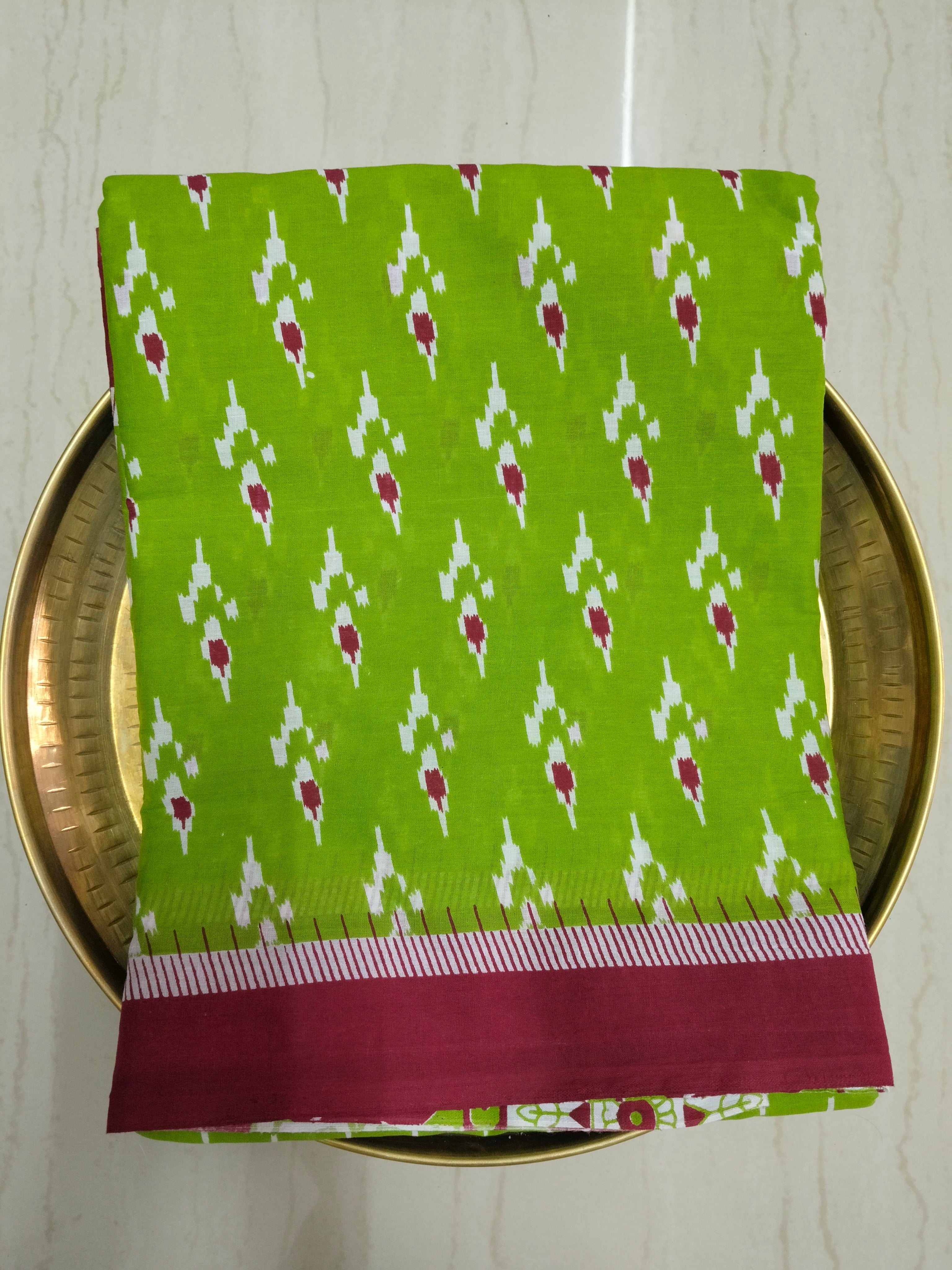 Soft Mul Mul cotton saree with blouse piece