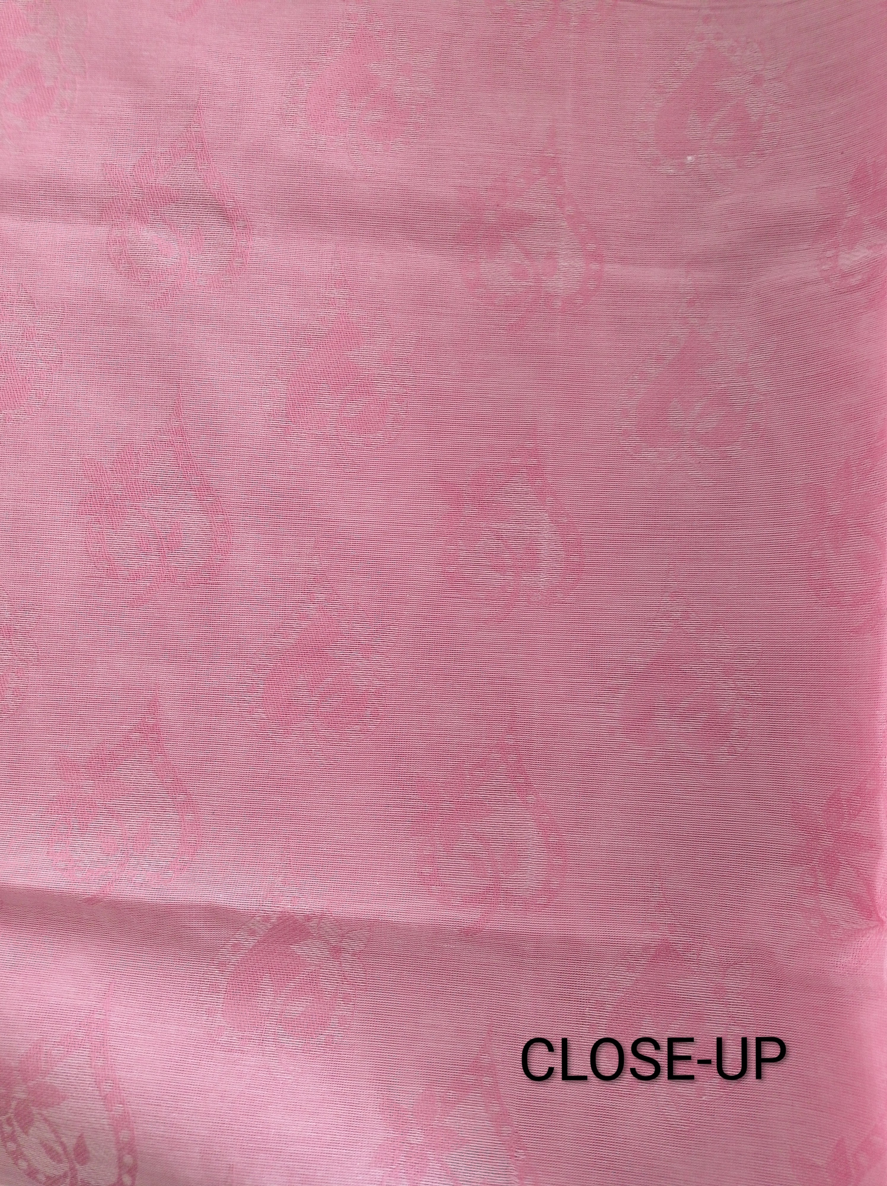 Congo red cotton saree with Maroon thread work